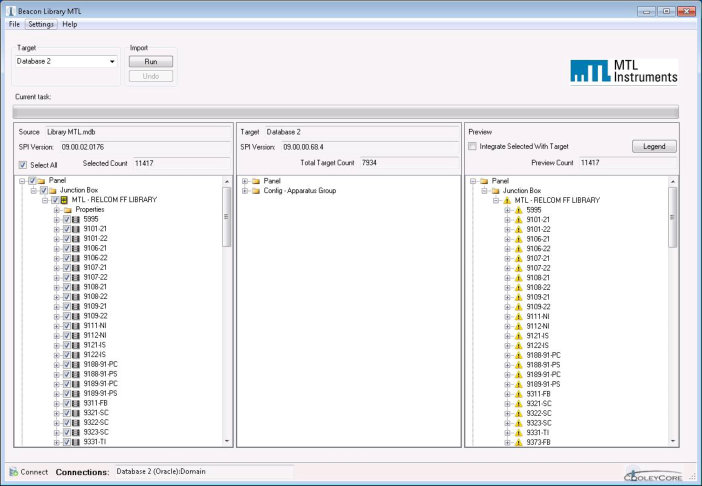 MTL SmartPlant Instrumentation (SPI) symbol library for FOUNDATION fieldbus™ components